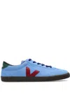 Veja Man Sneakers Azure Size 12 Leather In Blu