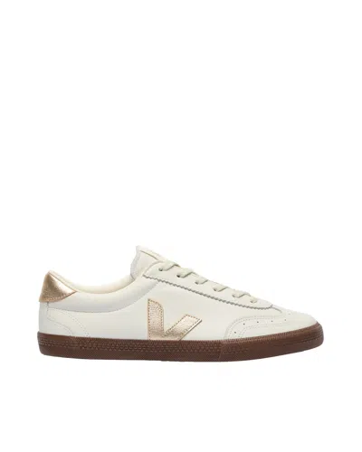 Veja Sneakers Volley Leather White Platine Bark