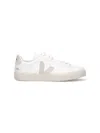 Veja Campo Low-top Lace-up Sneakers In White