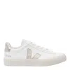Veja Field Leather White Platine In White
