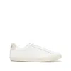 Veja White Esplar Leather Sneakers In White