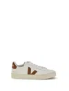 Veja Campo Leather Sneakers White Cognac In White