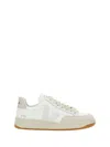 Veja Leather V-12 Sne In White