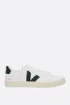 Veja 20mm Campo Leather Sneakers In White+black