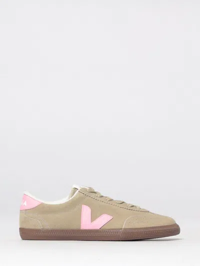 Veja Sneakers Volley Suede Taupe Malibu Bark In Gray
