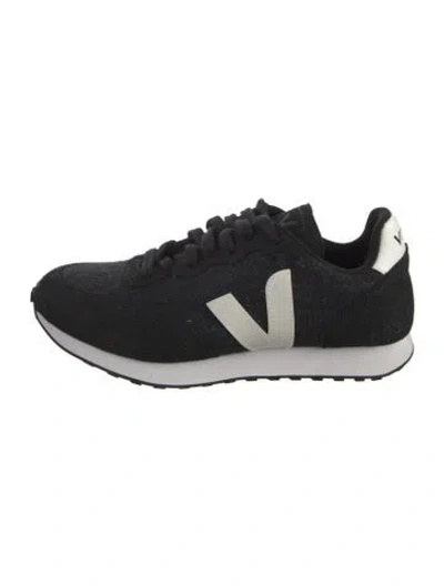 Pre-owned Veja Suede Athletic Sneakers In Black
