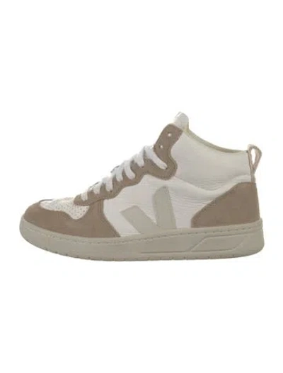 Pre-owned Veja Suede Athletic Sneakers In Neutrals
