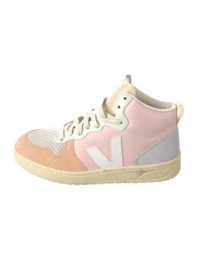 Pre-owned Veja Suede Athletic Sneakers In Neutrals