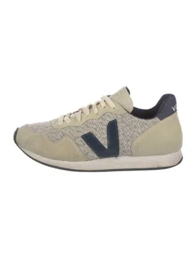 Pre-owned Veja Suede Colorblock Pattern Sneakers In Brown