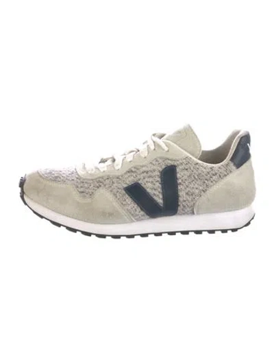 Pre-owned Veja Suede Colorblock Pattern Sneakers In Brown