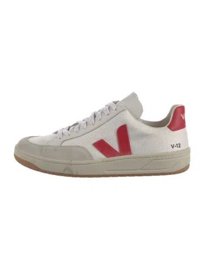 Pre-owned Veja Suede Colorblock Pattern Sneakers In Multi