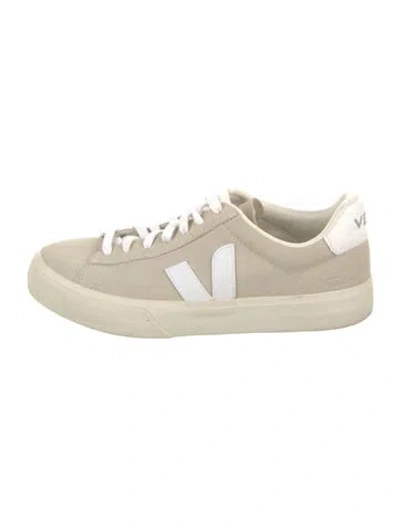Pre-owned Veja Suede Colorblock Pattern Sneakers In Neutral