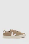 Veja Campo Low-top Suede Sneakers In Dune Cream