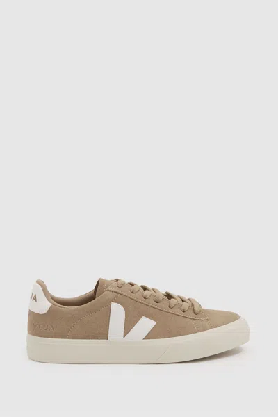 VEJA VEJA SUEDE LOGO TRAINERS