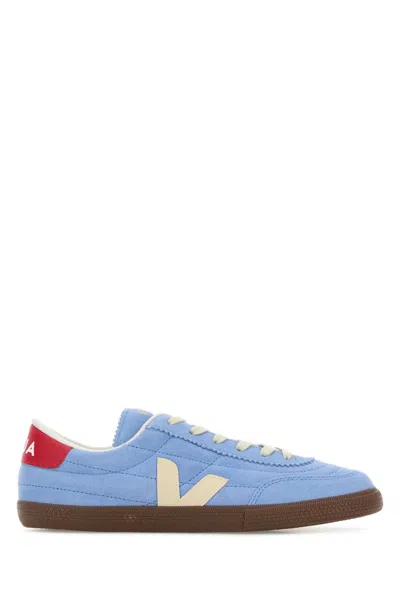 Veja Suede Panenka Sneaker In Blue