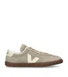 Veja Low-top Suede Sneakers Rubber Sole In Green