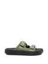 Veja Arpoador Slide Sandal In Green