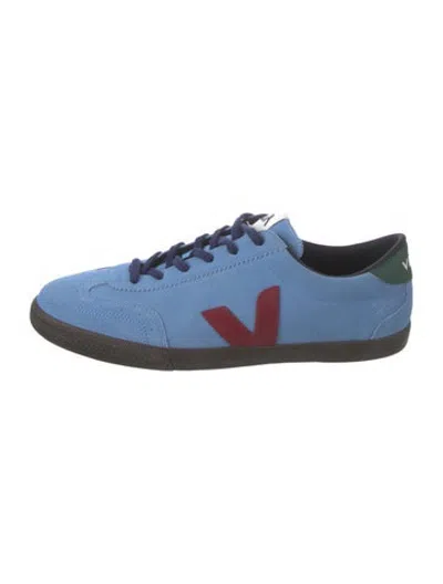 Pre-owned Veja Suede Sneakers In Blue