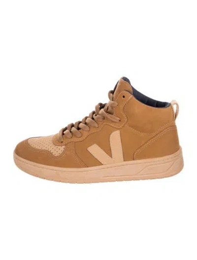 Pre-owned Veja Suede Sneakers In Brown