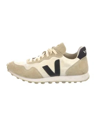 Pre-owned Veja Suede Sneakers In Neutral
