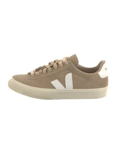 Pre-owned Veja Suede Sneakers In Neutral