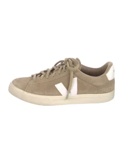 Pre-owned Veja Suede Sneakers In Neutral