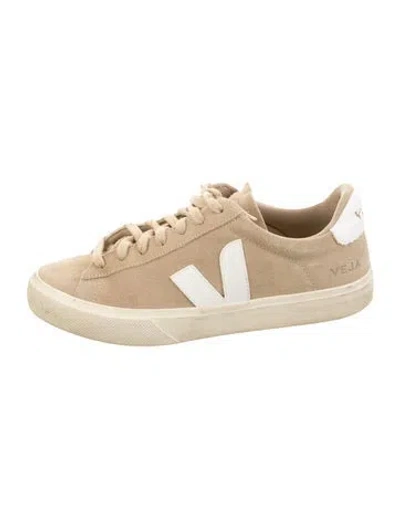 Pre-owned Veja Suede Sneakers In Neutral