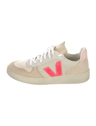Pre-owned Veja Suede Sneakers In Neutrals