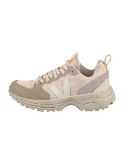 Pre-owned Veja Suede Sneakers In Neutrals/pink
