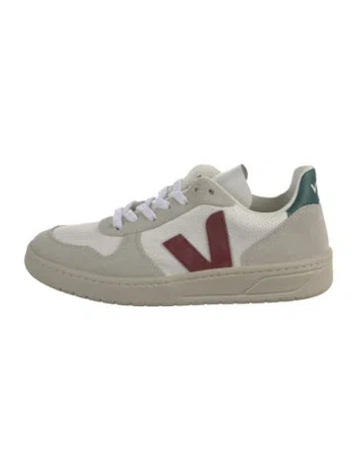 Pre-owned Veja Suede Sneakers In Neutrals/white