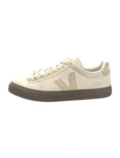 Pre-owned Veja Suede Sneakers In Neutrals/white
