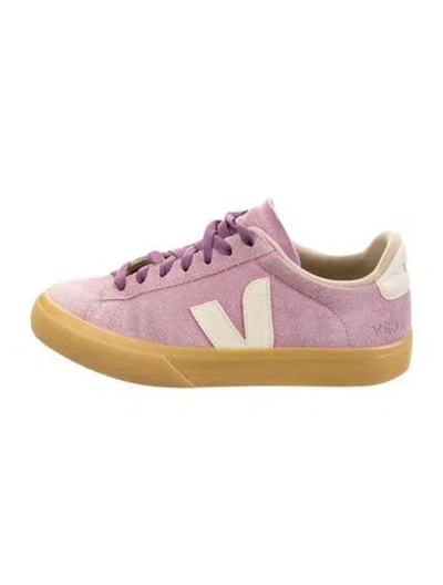 Pre-owned Veja Suede Sneakers In Pink