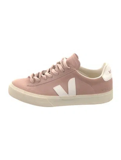 Pre-owned Veja Suede Sneakers In Pink