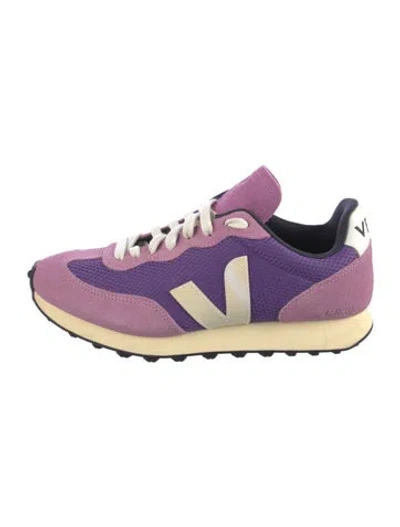 Pre-owned Veja Suede Sneakers In Purple