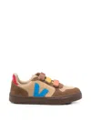 Veja Suede Touch-strap Sneakers In Multi
