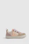 Veja V-10 Suede Sneakers In Multi Sable