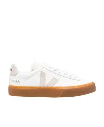 Veja Tie Low-top Casual Shoes In Nude
