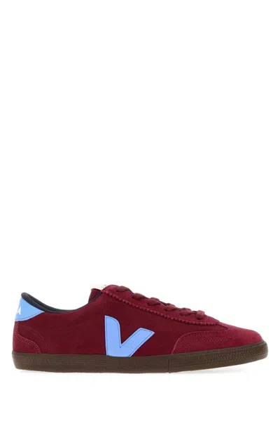Veja Tiziano Suede Volley Sneaker In Red