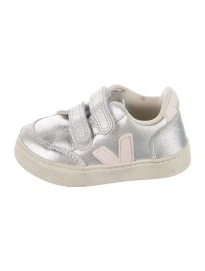 Pre-owned Veja Babies' Toddlers' Low-top Sneakers In Silver