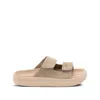 Veja Touch-strap Platform Sandals In Brown