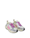 VEJA UNISEX CANARY LIGHT ALVEOMESH LACE UP SNEAKERS - LITTLE KID