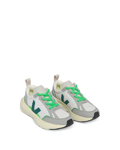 Veja Kids' Unisex Small Canary Lace Up Sneakers - Toddler In Gravel/brittany