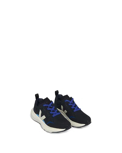 Veja Unisex Small Canary Sneakers - Little Kid In Black Pierre