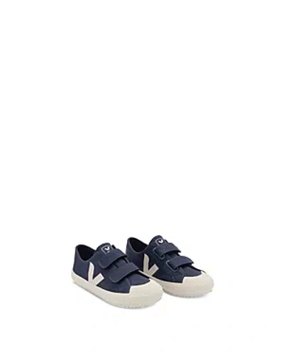 Veja Kids' Unisex Small Ollie Canvas Sneakers - Toddler In Marine Pierre
