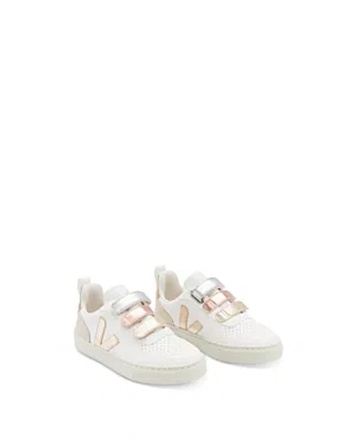 Veja Kids' Unisex Small V 10 Chromefree Sneakers - Toddler In White Multi