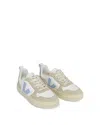 Veja Unisex V10 Sneakers - Big Kid In Steel Almond