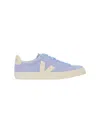 Veja Unisex Suede Sneakers With Amazonian Rubber Outsole In Blue
