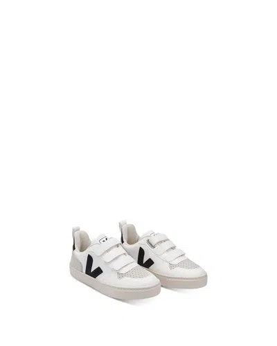 Veja Kids' Unisex V-10 Velcro - Walker, Toddler In White/black