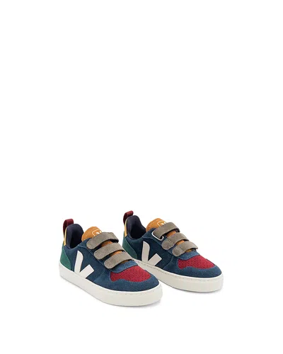 Veja Kids' Unisex V10 Color Blocked Low Top Sneakers - Toddler In Nautico
