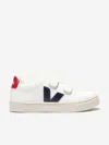 Veja Unisex Velcro Trainers Eu 27 Uk 9 White In White